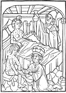 Syphilisbehandlung Illustration Ausmalbild